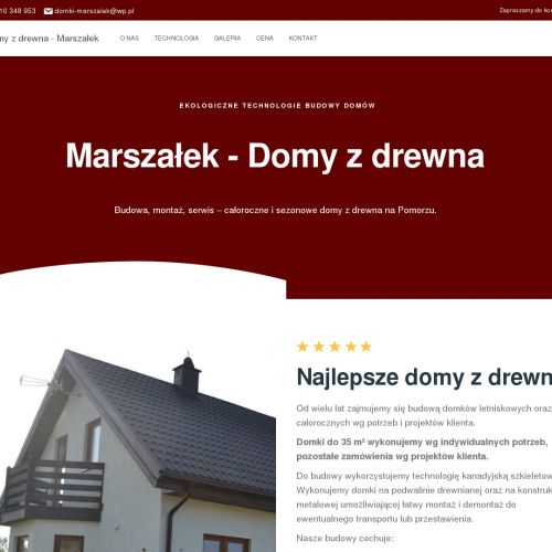 Producent domków letniskowych pomorskie