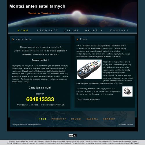 Warszawa - montaż anten