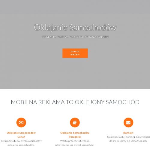 Naklejanie napisów na samochód - Kraków