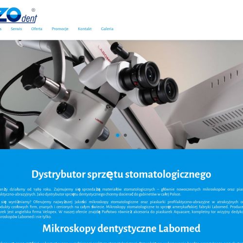 Mikroskop stomatologiczny z oświetleniem ledowym