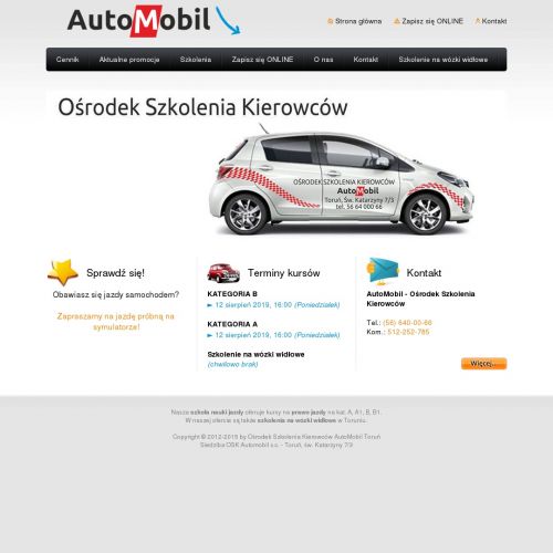 Prawo jazdy kat b - Toruń