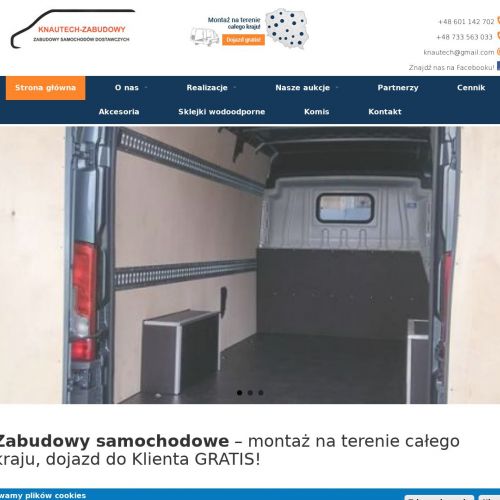 Zabudowy dostawcze w Kaliszu