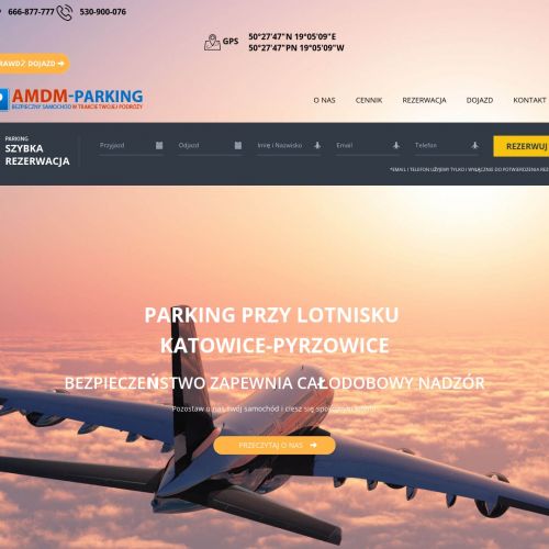 Parking lotnisko pyrzowice w Katowicach