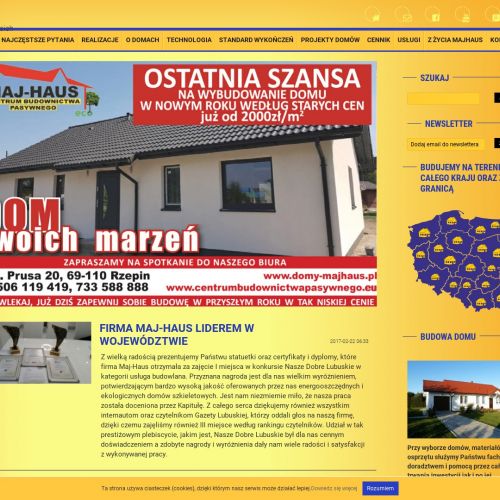 Projekty domów jednorodzinnych - Sulęcin