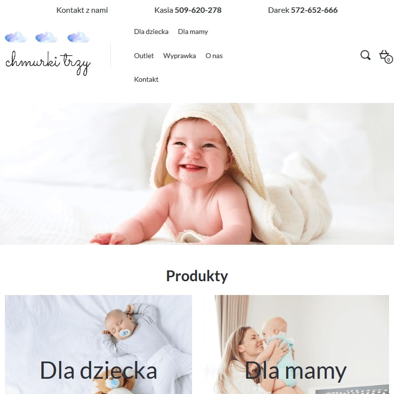 Produkty bambusowe dla niemowląt