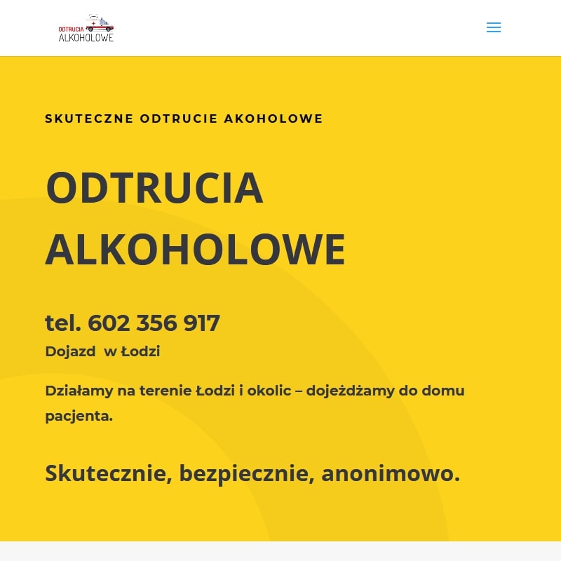 Odtruwanie alkoholowe łódź - Pabianice