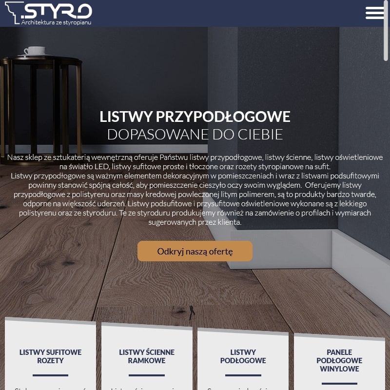 Listwy przypodłogowe szerokie