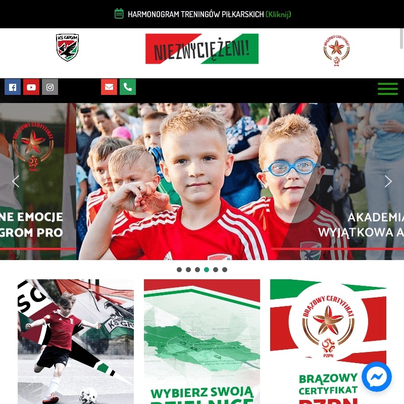 Klub piłkarski dla dzieci - Warszawa