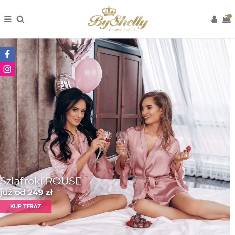 Szlafroki damskie koronkowe