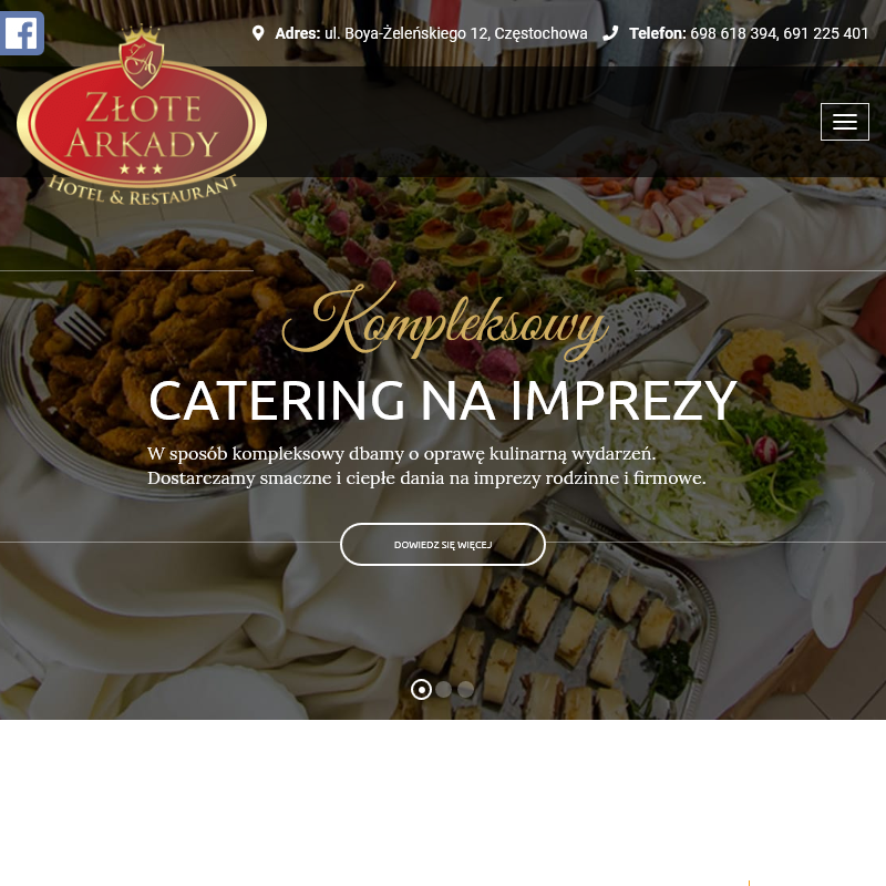 Zawiercie - catering na przyjęcie