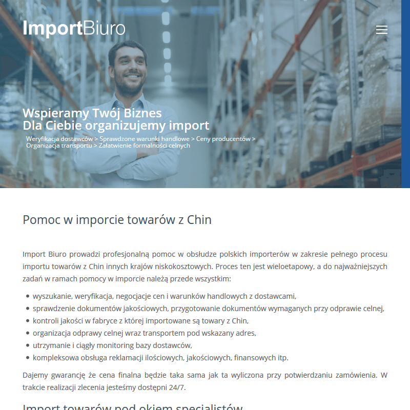Import towarów z azji do polski