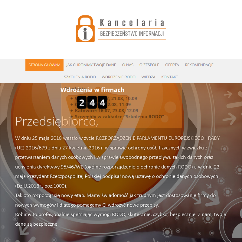 Szkolenia ochrona danych osobowych - Wrocław