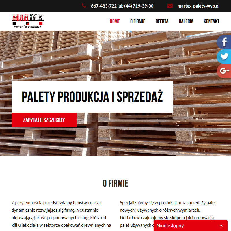 Wrocław - producent palet mazowieckie