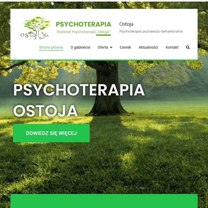 Psychoterapia dla dorosłych w Warszawie